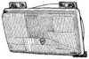 VAN WEZEL 1745951 Headlight